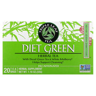 <img alt="Triple Leaf Tea, Diet Green Herbal Tea, Decaffeinated, 20 Tea Bags, 1.16 oz (33 g)" title="Triple Leaf Tea, Diet Green Herbal Tea, Decaffeinated, 20 Tea Bags, 1.16 oz (33 g),023991000101"