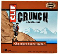 Clif Crunch Granola Bar Chocolate Peanut Butter - 10 Bars