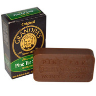 3 PACK of Grandpas, Face Body & Hair Bar Soap, Pine Tar, 4.25 oz (120 g)