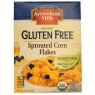 Arrowhead Mills, Organic Sprouted, Corn Flakes, Gluten Free, 10 oz (283 g)
