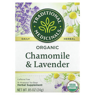 <img alt="Traditional Medicinals, Organic Chamomile & Lavender, Caffeine Free, 16 Wrapped Tea Bags, 0.85 oz (24 g)" title="Traditional Medicinals, Organic Chamomile & Lavender, Caffeine Free, 16 Wrapped Tea Bags, 0.85 oz (24 g),032917000545"