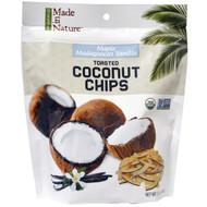 3 PACK of Made in Nature, Organic Coconut Chips, Maple Vanilla Supersnacks, 3 oz (85 g)