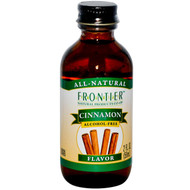 Frontier Natural Products, Cinnamon Flavor, Non-Alcoholic, 2 fl oz (59 ml)