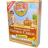 Earths Best, Organic Whole Grain Oatmeal Cereal with Bananas, 8 oz (227 g)