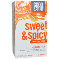3 PACK of Good Earth Herbal Tea Caffeine Free Sweet & Spicy -- 18 Tea Bags