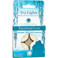 Way Out Wax, Tea Lights, Escentual Love, 4 Candles, 0.6 oz (16 g) Each
