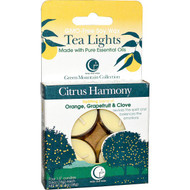 Way Out Wax, Tea Lights, Citrus Harmony, 4 Candles, 0.6 oz (16 g) Each