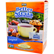 Now Foods, Better Stevia, Zero Calorie Sweetener, Original, 45 Packets, 1.59 oz (45 g)