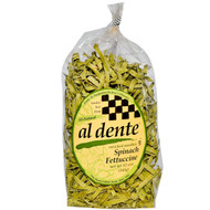 3 PACK of Al Dente Spinach Fettuccine Pasta Noodles -- 12 oz