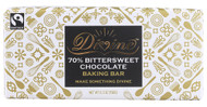 3 PACK of Divine Chocolate 70% Bittersweet Chocolate Baking Bar -- 5.3 oz