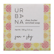 European Soaps, Urbana, Shea Butter Enriched Soap, Sun + Sky, 3.5 oz (100 g)