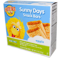 3 PACK of Earths Best, Sunny Days Snack Bars, Apple, 8 Bars, 0.67 oz (19 g) Each