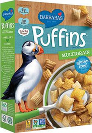 3 PACK of Barbaras Puffins Cereal Gluten Free Multigrain -- 10 oz
