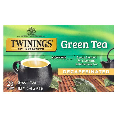 <img alt="Twinings, Green Tea, Decaffeinated, 20 Tea Bags, 1.41 oz (40 g)" title="Twinings, Green Tea, Decaffeinated, 20 Tea Bags, 1.41 oz (40 g),070177177942"