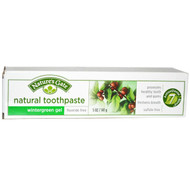 Natures Gate, Natural Toothpaste, Fluoride Free, Wintergreen Gel, 5 oz (141 g) (5 PACK)