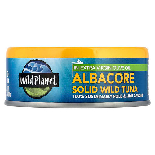 <img alt="Wild Planet, Albacore Solid Wild Tuna In Extra Virgin Olive Oil,  5 oz (140 g)" title="Wild Planet, Albacore Solid Wild Tuna In Extra Virgin Olive Oil,  5 oz (140 g),829696000572"