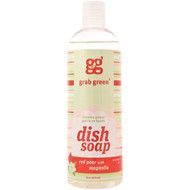 3 PACK of GrabGreen Liquid Dish Soap Red Pear with Magnolia -- 16 fl oz