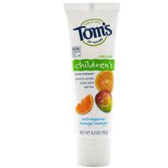 Toms of Maine, Natural Childrens Fluoride Toothpaste, Outrageous Orange Mango, 4.2 oz (119 g)