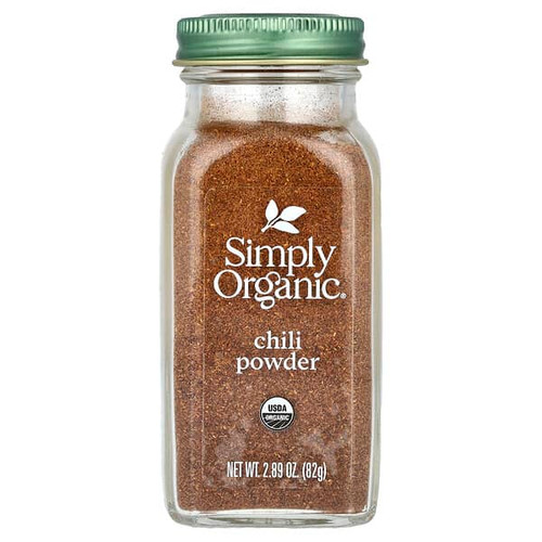 <img alt="Simply Organic, Chili Powder, 2.89 oz (82 g)" title="Simply Organic, Chili Powder, 2.89 oz (82 g),089836187604"