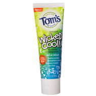 Toms of Maine, Wicked Cool! Fluoride Toothpaste, Mild Mint, 4.2 oz (119 g)