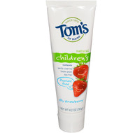 Toms of Maine, Childrens Toothpaste, Fluoride-Free, Silly Strawberry, 4.2 oz (119 g)