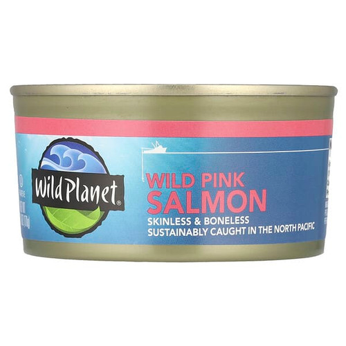 <img alt="Wild Planet, Wild Pink Salmon, Skinless & Boneless, 6 oz (170 g)" title="Wild Planet, Wild Pink Salmon, Skinless & Boneless, 6 oz (170 g),829696000473"