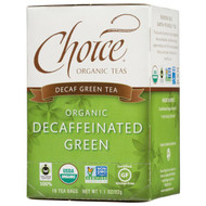 Choice Organic Teas, Organic Decaffeinated Green Tea, 16 Tea Bags, 1.1 oz (32 g)