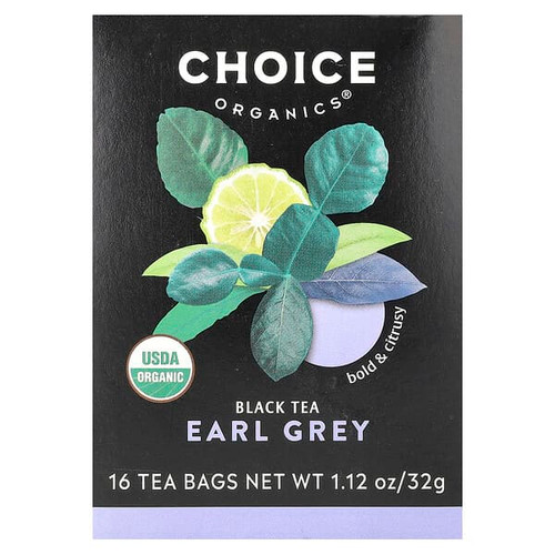 <img alt="Choice Organics, Black Tea, Earl Grey, 16 Tea Bags, 1.12 oz (32 g)" title="Choice Organics, Black Tea, Earl Grey, 16 Tea Bags, 1.12 oz (32 g),047445919719"