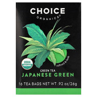 <img alt="Choice Organics, Green Tea, Japanese Green, 16 Tea Bags, 0.92 oz (26 g)" title="Choice Organics, Green Tea, Japanese Green, 16 Tea Bags, 0.92 oz (26 g),047445919214"