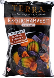 3 PACK of Terra Real Vegetable Chips Exotic Harvest Sea Salt -- 6 oz