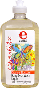 Earthy Clean Dishes Hand Dish Wash Liquid Orange Blossom - 17 fl oz