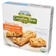 3 PACK of Cascadian Farm, Organic, Chewy Granola Bars, Sweet & Salty, Peanut Pretzel, 5 Bars, 1.2 oz (35 g) Each
