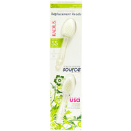 RADIUS, Source Toothbrush Replacement Heads, Super Soft, 2 Pack