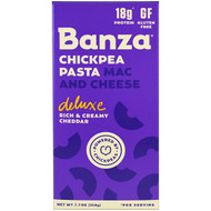 Banza, Deluxe Rich & Creamy Cheddar Mac & Cheese Elbows, 7.7 oz (218g)