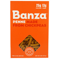 Banza, Penne Chickpeas, Pasta, 8 oz (227 g)