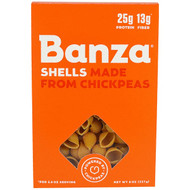 Banza, Shell Chickpeas, Pasta, 8 oz (227 g)