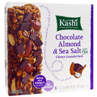 3 PACK of Kashi, Chewy Granola Bars, Chocolate Almond Sea Salt, 6 Bars, 1.2 oz (35 g) Each