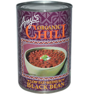 3 PACK of Amys Organic Chili Low Fat Medium Black Bean -- 12 oz