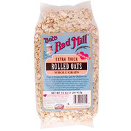 Bobs Red Mill, Extra Thick Rolled Oats, Whole Grain, 16 oz (1 lb) 453 g