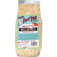 Bobs Red Mill, Quick Cooking Rolled Oats, Whole Grain, 16 oz (453 g)