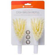 3 PACK of Full Circle, Laid Back 2.0, Dish Brush Refills, 2 Brush Refills