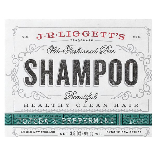 <img alt="J.R. Liggetts, Old Fashioned Shampoo Bar, Jojoba & Peppermint, 3.5 oz (99 g)" title="J.R. Liggetts, Old Fashioned Shampoo Bar, Jojoba & Peppermint, 3.5 oz (99 g),049056111049"