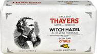 Thayers Witch Hazel Aloe Vera Formula Body Bar Citrus - 5 oz