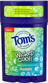 Toms of Maine Wicked Cool! Deodorant for Boys Freestyle - 2.25 oz