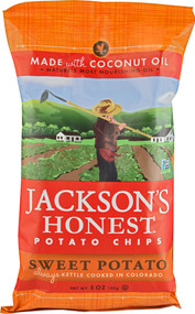 Jacksons Honest, Coconut Oil Potato Chips,  Sweet Potato - 5 oz