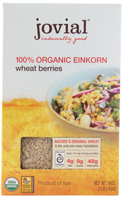 3 PACK of Jovial Organic Einkorn Wheat Berries -- 1 lb