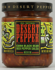 3 PACK of Desert Pepper Trading Salsa Corn Black Bean Red Pepper -- 16 oz