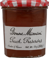 3 PACK of Bonne Maman Preserves Peach -- 13 oz