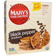 3 PACK of Marys Gone Crackers, Black Pepper Crackers, 6.5 oz (184 g)