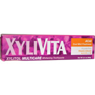 Organix South, XyliVita, Xylitol Multicare Whitening Toothpaste, Acai, 3.4 oz (96 g)